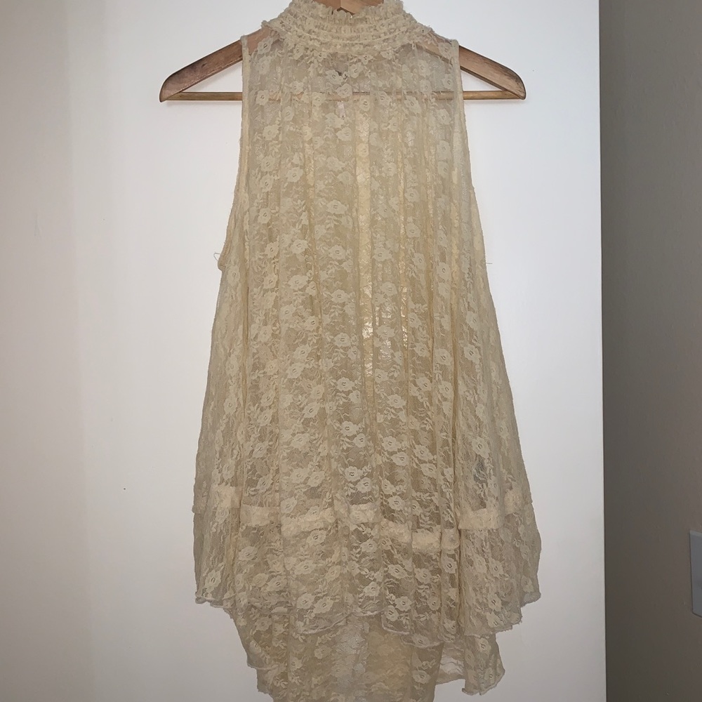 Free People Myra Lace tunic M